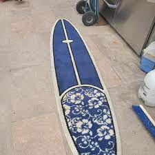 8ft pottery barn surfboard rug with