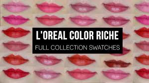 l oréal color riche full collection