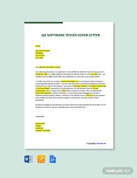 Do some research about the potential employer or their industry: Qa Software Tester Cover Letter Template Free Pdf Google Docs Word Template Net