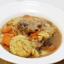 irish lamb stew with dumplings the