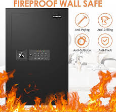 Electronic Flat Wall Safes Between The