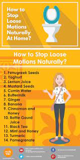 how to stop loose motions naturally at