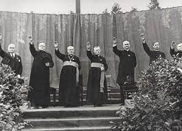 Kirchen ab 1933: Zustimmung und Ablehnung der Geistlichen und Gläubigen –  Rothenburgs Dekan Jelden grüßte die Fahne nicht und sollte verhaftet werden  | www.rothenburg-unterm-hakenkreuz.de