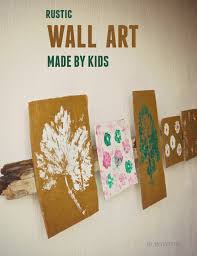 diy wall art made by kids playtivities