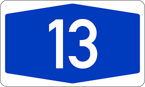 13 (number), the natural number following 12 and preceding 14. Bundesautobahn 13 Wikipedia