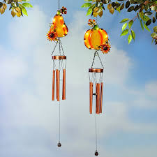 Solar Fall Themed Wind Chimes The