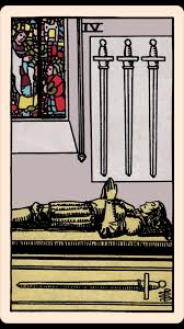 The Card of the Day: The Four of Swords — Elliot Oracle - Tarot Card  Readings
