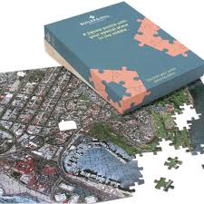 Puzzles!if you have a laser cutter, it is really easy to make art into puzzles. Personalised Hometown Jigsaw Puzzle Hardtofind