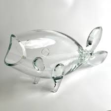 Blenko Glass Fish 971m 16 Inch Vintage