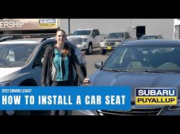 Car Seat In A 2022 Subaru Legacy