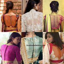 6 Smart Blouse Back Designs For A Glam Look Wedding Saree