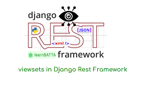 viewsets in django rest framework