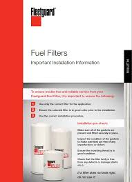 Nanonet Fuel Filters Cummins Filtration