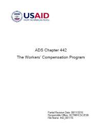 Ads Chapter 442 The Workers Compensation Program