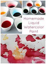 Make Your Own Liquid Watercolor Paint