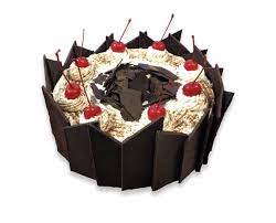 Small Black Forest Cake Red Ribbon Price gambar png