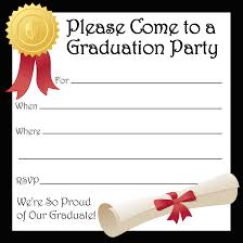 Free Printable Graduation Party Invitations Templates