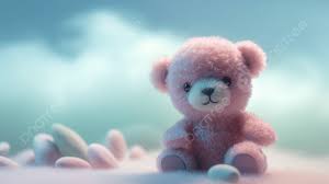 pink teddy bear wallpaper free