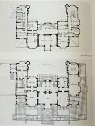 Mansion Floor Plan Vintage House Plans