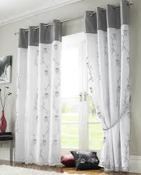 lined eyelet voile curtains