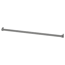 Some have the option of added shelves, or two rows of hanging rails, which can be preferable if you don't have lots of long clothes such as dresses. Komplement Dark Grey Clothes Rail 100 Cm Ikea