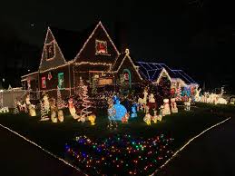 Little wooden house and christmas decoration. Christmas Lights 2019 Your Guide To Staten Island S 13 Over The Top Holiday House Decorations Silive Com