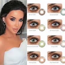 Available with or without correction, also in toric lenses for astigmatism. 4 Pack Color Eye Lenses Includes Colored Makeup Lens Colors Last 1 Year Walmart Com Walmart Com