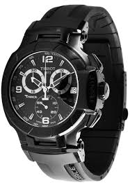This manual comes under the category watches and has been rated by watch dial main colour. Tissot T Race Chronograph All Black Rubber Watch T0484173705700