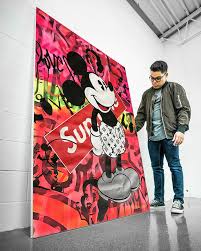 Mickey Mouse Supreme Wall Art Big