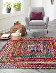 jute braided rugs braided square cotton
