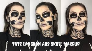tate langdon ahs skull makeup you