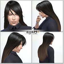 long straight hair for males at kijiko