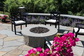 stone fire pit to your backyard