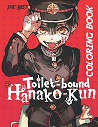 *free* shipping on qualifying offers. Toilet Bound Hanako Kun Coloring Book High Quality Coloring Book For Adults Enjoy Coloring With 50 Toilet Bound Hanako Kun Illustrations By Anime Coloring