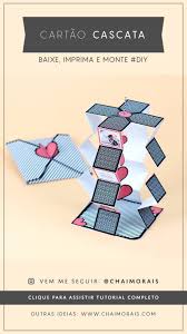 Dessa vez é esse kit de caixinhas em formato de coelhinhos. Namorada Criativa Por Chai Morais Cartao Cascata Facebook
