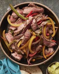 beef fajitas with a cilantro lime marinade