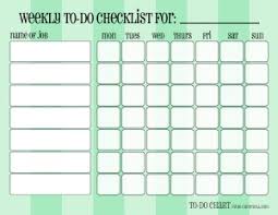 Patterned Weekly To Do Chore Checklists Free Printable