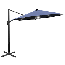 Sun Umbrella With Led Solar Light