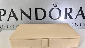authentic pandora leather jewelry box w