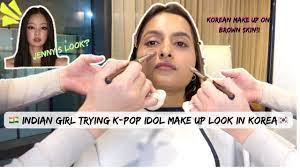 getting viral korean makeup in korea