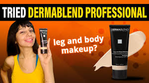 how to apply dermablend leg and body