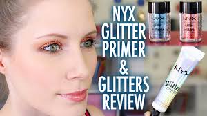 nyx glitter primer glitters review