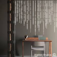 Binary Code Matrix Wall Decal Office