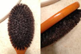 how to clean a boar bristle brush