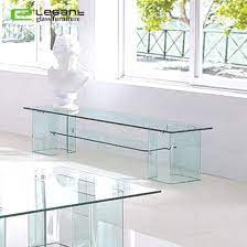 Clear Glass Tv Stand For Living Room