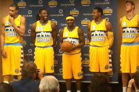 Fanatics.com also offers the latest denver nuggets jerseys for fans of all sizes, so be sure to check out our nuggets shop. Denver Nuggets Unveil Atrocious Uniforms Rekindling Love Affair With The 80 S Bleacher Report Latest News Videos And Highlights