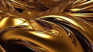 an intricate gold abstract wallpaper in