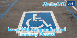 expired handicap placard