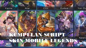 Kumpulan kode cheat gta 5 ps3, ps4, pc bahasa indonesia terbaru & terlengkap. Kumpulan Script Skin Mobile Legends Gratis Terbaru 2021 Indodominic