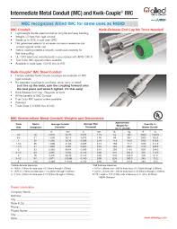 Specification Sheets Allied Tube Conduit Electrical